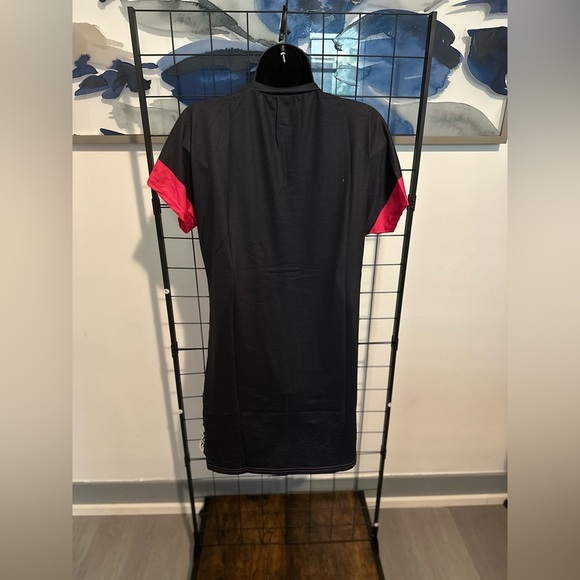 Pink Casual Graphic Print T-Shirt Mini Dress - Picture 8 of 8